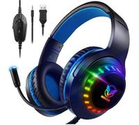 TRAHOO-RGB Casque Gaming pour PS4/PS5/Xbox/Nintendo Switch/PC, Casque PS5 Casque Gamer avec Micro Casque PS4 Casque Xbox Stér[J29]