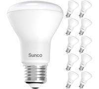 Trahoo-Sunco 10 Pack Br20 Led Light Bulbs, Mini Flood Light R20 Led Bulb Dimmable, Recessed Can Lights, 550 Lm, 7w (50w Equivalent), 3000k Warm White, E26 Medium Base Ul