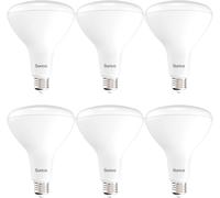 Trahoo-Sunco 6 Pack Br40 Led Light Bulbs, Indoor Flood Lights, Dimmable, 1400 Lumens, 100w Equivalent 17w, 4000k Cool White, Indoor Residential Home Recessed Can Lights, E26 Base, Cri94, High Lumens