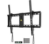 TRAHOO-Support Mural TV Inclinable pour ¿¿crans 37-82 Pouces LED LCD OLED et Courb¿¿, Support TV Mural Inclinable pour T¿¿l¿¿viseur jusqu'¿¿ 60kg, Max VESA 600x400 mm, Niveau ¿¿ Bulle Inclus