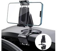 Trahoo-Support T¿¿L¿¿Phone Voiture Pince, Rotation 360¡Ã+180¡Ã, Utilis¿¿ Pour Pare-Soleil Et Tableau De Bord Et R¿¿Troviseur, Adapt¿¿ Au T¿¿L¿¿Phones De 4 ¿¿ 7 Pouces Et Gps
