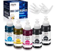 TRAHOO-T664 Encre de Remplacement pour Epson EcoTank 664 T6641 T6642 T6643 T6644, Compatible avec Epson EcoTank ET-2500 ET-2550 ET-2600 ET-2650 ET-3600 ET-4500 ET-450