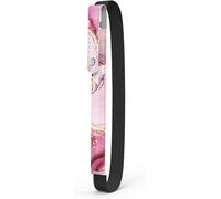 Trahoo-¿¿Tui ¿¿ Crayons Pour Apple Pencil Pro, Apple Pencil 1¿¿Re/2e G¿¿N, Apple Pencil (Usb-C), Pu Pour Ipad Pencil Avec Boucle Et Bande ¿¿Lastique Attach¿¿E ¿¿ L'¿¿Tui Ipad, Marbre Soie Rose Clair