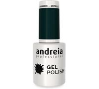 Trahoo-Vernis Gel Semi-Permanent Pour Lampe Uv/Led - Vernis ¿¿ Ongles Couleur Intense Tenue 4 Semaines Pour French Manucure - Couleur 282 Vert M¿¿Tallis¿¿ - Nuances De Bleu - 10 Ml