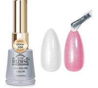 Trahoo-Vernis ¿¿ Ongles Top Coat Gel Uv Glitter 12 Ml Top Coat Sans Essuyage Aurora Top Coat Pour Ongles Vernis Uv Gel Paillet¿¿ Pour Ongles Nail Design