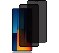 Trahoo-Verre Trempé Anti-Espion Pour Xiaomi Poco M6 Pro 4g [2 Pièces],Protection D'écran Anti-Espion,Protecteur D'écran Confidentialité,9h Dureté,Anti-Rayures,Privacy Protecteur Écran Pour Xiaomi Poc