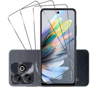 TRAHOO-Verre trempé Compatible avec ZTE Blade A75 Protection Ecran, 3 Pièces 9H Dureté Protection écran pour ZTE Blade A75, Anti Rayures HD Vitre Protection pour ZTE Blade A75