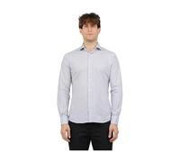 Traiano Milano - Camicia Rossini Radical en tissu technique infroissable - Homme - Chemises - Gris - Taille: L