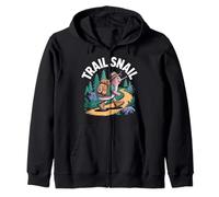 Trail Escargot Randonnée Drôle Randonnée Camping Forest Trek Sweat à Capuche