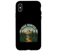 Trail Hunter Randonnée Nature Mountain Adventure Coque pour iPhone X/XS