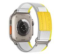 Trail Loop pour Apple Watch Bracelets Ultra 3/2 49mm 46mm 45mm 44mm 42mm 40mm 41mm 38mm iWatch Bracelet Homme/Femme,Nylon Sport avec Velcro Band pour Apple Watch SE 3/2nd Series 11 10 9 8 7 6 5 4 3