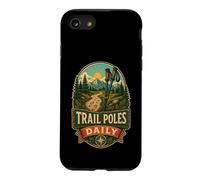Trail Poles Daily Marche Nordique Route Montagne Coque pour iPhone SE (2020) / 7/8