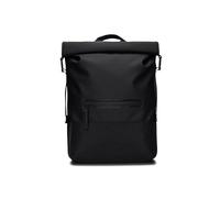 Rains Trail Sac à dos roll-top noir, unisexe, 18L