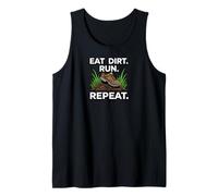Trail Runner Eat Dirt Run Repeat XC Athlete Débardeur
