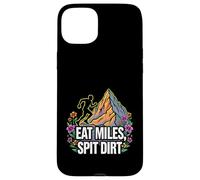 Trail Runner Eat Miles Spit Dirt Mountain Coque pour iPhone 15 Plus