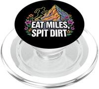Trail Runner Eat Miles Spit Dirt Mountain PopSockets PopGrip pour MagSafe