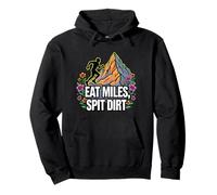 Trail Runner Eat Miles Spit Dirt Mountain Sweat à Capuche