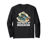 Trail Runner Hiker Trail Mix is My Medication Manche Longue