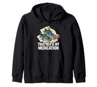 Trail Runner Hiker Trail Mix is My Medication Sweat à Capuche