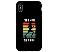 Trail Runner I'm a Mum On A Run Women Moms Mothers Coque pour iPhone X/XS