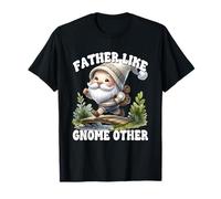 Trail Runner Papa Gnome For Fathers Day Funny Dad Saying T-Shirt