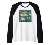 Trailblaze The Divide Maillot de randonnée Continental Rockies Manche Raglan