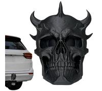 Trailer Hitch Ball Cover, 3D Skull Dustproof Cap, Towing Hitch Ball Protective Cover, for Car, SUV, Truck, RV, Boat, Camping, Trips, Parking, Tools