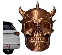 Trailer Hitch Ball Cover, 3D Skull Dustproof Cap, Towing Hitch Ball Protective Cover, for Car, SUV, Truck, RV, Boat, Camping, Trips, Parking, Tools