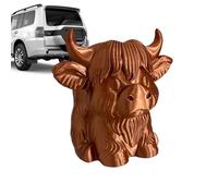Trailer Hitch Covers, UV-Resistant Trailer Accessories, Highland Cattle Car Rear Hitch Covers, for Towing, Bumper, Truck, Car, SUV, Pickup, Auto, Protection and Stylish Vehicle Accessory