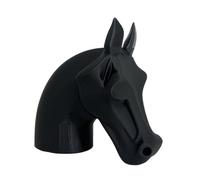 Trailer Hitch Protective Cover - Towing Connection with Style, Decorative Horse Head Cap Eye-Catching Design, PVC + Weather-Resistant Material, Flexible Fit + Easy Install, for Car