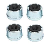Trailer Hub Particle Guards 4PCS | Galvanized Oxidation Inhibited Sealing for 2000-3500 LB Boat Trailer/Recreational Vehicle/RV | Aluminum Alloy & Rubber Wheel Bearing Covers