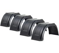Trailer Mudguards 10¿ Inch Wide ALKO Plastic suits Wheel 20.5x8.00-10 (Set of 4)