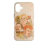 Trailer Park Boys Retro 70's Style Groovy Illustration TV Coque pour iPhone 16 Plus