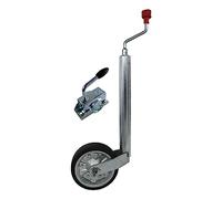 trailer parts4u ALKO 1222437 AL-KO Roue Jockey Ø 48 300 kg antidérapante pour remorque, Caravane, Camping-Car, Camping