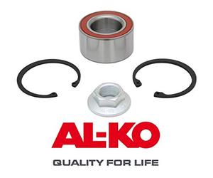 trailer parts4u Alko 1224803 Jeu de roulements de roue avec écrou à bride et bague Seeger 39/72/37
