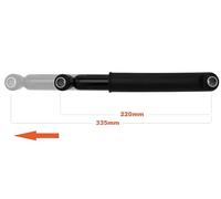 trailer parts4u Amortisseur d'essieu universel 1800 kg à 3500 kg 220 mm à 335 mm Remorque compatible avec Alko BPW Knott (4X)