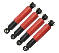 trailer parts4u BPW Amortisseur de roue d'origine Rouge 2000/3500 kg Essieu de remorque comme Octagon Plus 244086 244.086 1215590 (4X)