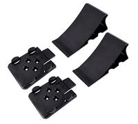 trailer parts4u Lot de 2 cales de frein noires avec support pour remorque, patins d'inhibition Domar