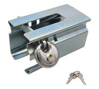 trailer parts4u Serrure de boîte de sécurité antivol avec serrure à disque, serrure d'embrayage pour voiture, remorque, boîte