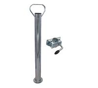 trailer parts4u Support pour remorque - 600 mm - 60 cm - Avec support, collier de serrage - Matériel de fixation (1 x + support)