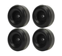 Trailer Ramp Door Bumper 2.5 inch | 4PCS Rubber Cushion Stops with Hole | Reduce Force & Noise for Cargo Trailer/RV/Box Truck | Easy Install