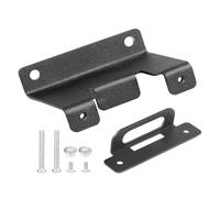 Trailer Wiring Mounting Bracket - Heavy-Duty Plug Stand, Harness Mounting Bracket, Garage RV Car Replacement, Vehicle Standard 4-Pin Flat Connectors Socket, Coated Steel