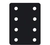 TRAILERS EQPT Plaque de réhausse - 8 Trous