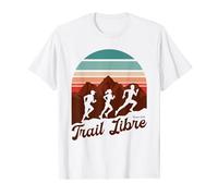 Traileur Trail Libre Idée-cadeau Coureur Course à Pied T-Shirt