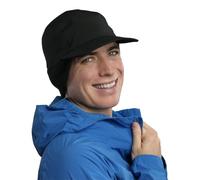 TrailHeads Chapeau de pluie pour homme - Chapeau d'hiver - Chapeaux imperméables pour homme pour la course à pied, la randonnée - Storm Runner, Noir/blanc, taille unique