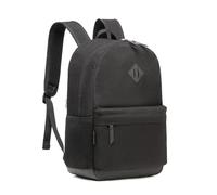 TRAILKICKER Sac à dos pour l'école, sac à dos basique de 16 L, pour adolescents, collège universitaire, durable et léger, compartiment pour ordinateur portable 15", noir camouflage, 45 x 30 x 12 cm (H