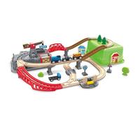 HaPe International Set de construction ferroviaire 80x50x14 cm Multicolore pour enfants