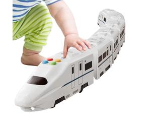 Train À Grande Vitesse,Circuit Ferroviaire de Simulation à Assemblage Libre,Train Électrique À Grande Vitesse avec Lumières Et Musique | Destiné À, Aux Amis Et À L'Apprentissage des