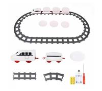 Train à Sushi Modulable, Modèle Standard, Train Rotatif À Trois Voitures, Ensemble Rechargeable, Emballage en Carton À Trois Couches, Blanc, Train Blanc À Trois Voitures, Ensemble Rechargeable