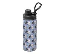 Train à vapeur Depart Sunset Printing Bouilloire de sport isotherme portable en acier inoxydable pour gym camping 532 ml